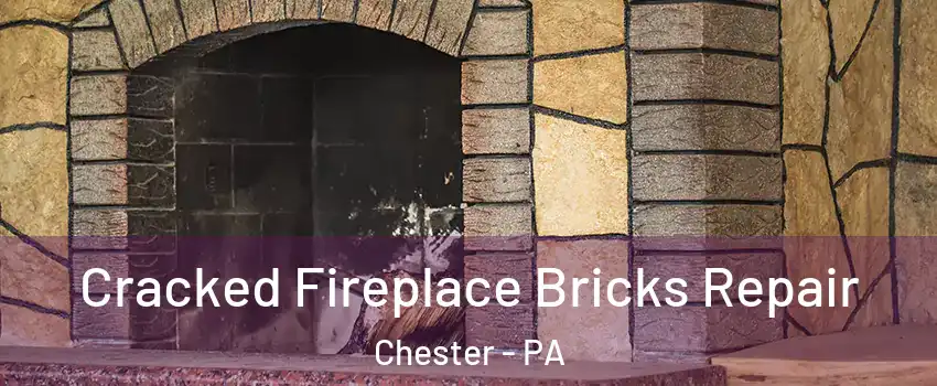  Cracked Fireplace Bricks Repair Chester - PA