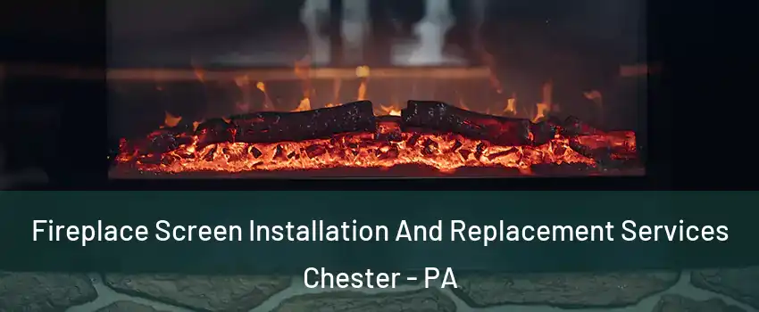  Fireplace Screen Installation And Replacement Services Chester - PA