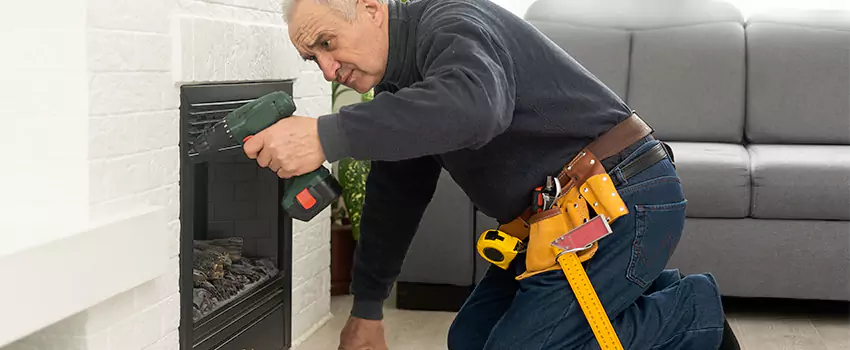 New Indoor Fireplace Installation in Chester, Pennsylvania