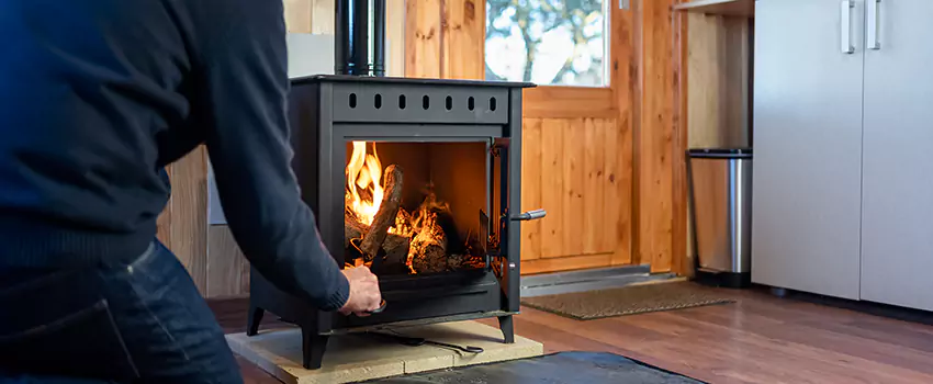 Open Hearth Wood Fireplace Installation in Chester, PA