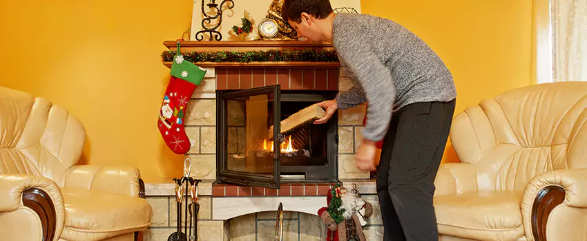 Rusted Metal Fireplace Restoration in Chester, Pennsylvania