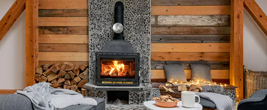 Thelin Hearth Products Direct Vent Gas Stove Fireplace Inspection in Chester, Pennsylvania